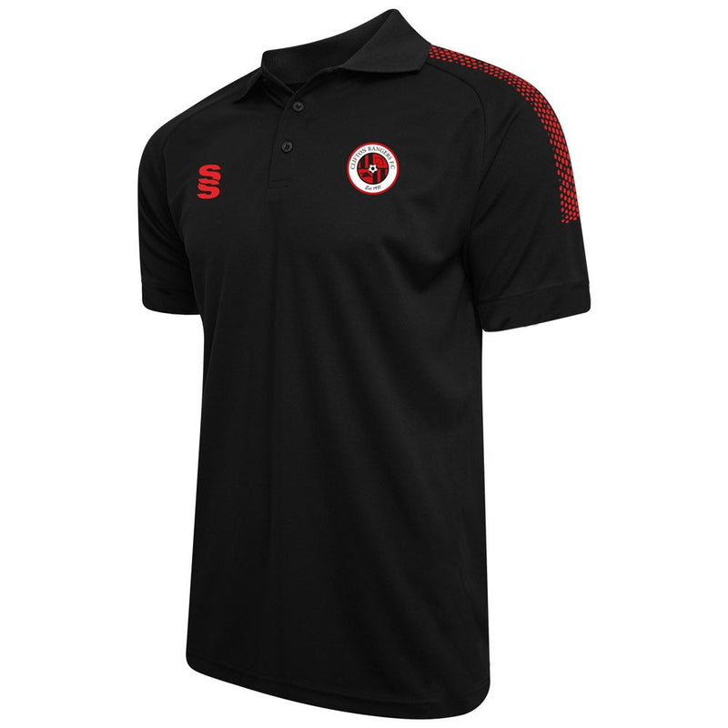 Clifton Rangers Black / Red Polo Shirt