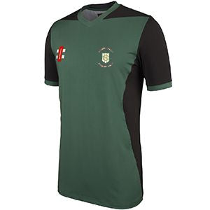 Green Moor CC Training Shirt with embroidered badge