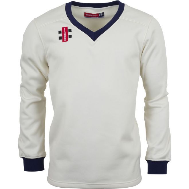 Leymoor CC Long Sleeve Velocity Sweater with embroidered badge & Sponsor
