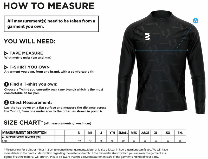 Huddersfield New College Impact 1/4 zip