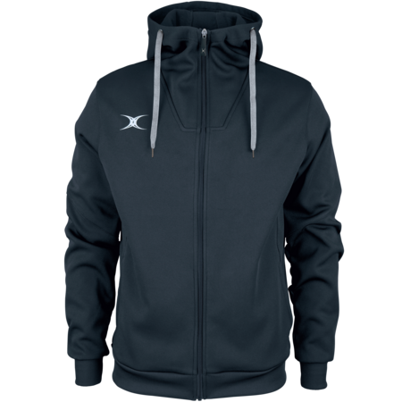 Stags Full Zip navy performance hoodie