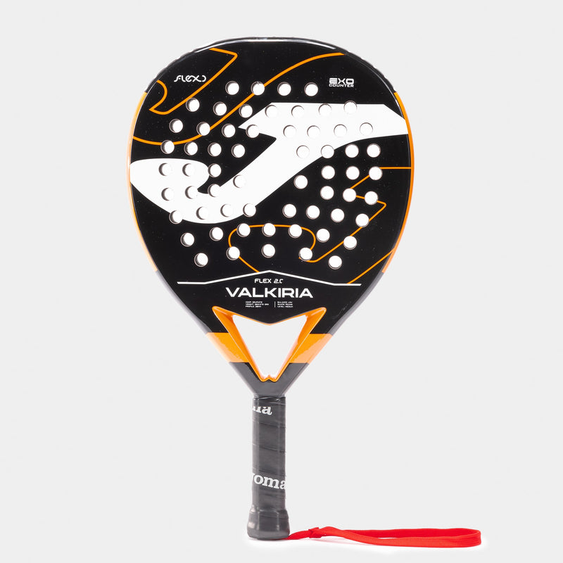 VALKIRIA FLEX PADAL RACKET BLACK FLUOR ORANGE