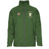 Green Moor CC Storm Jacket with embroidered badge and initials