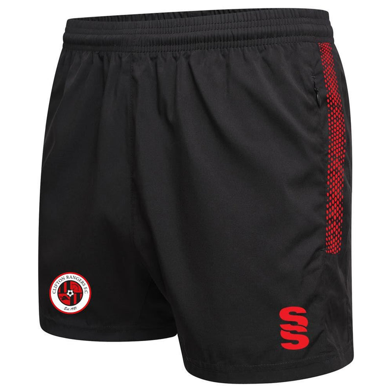 Clifton Rangers Black / Red Training Shorts
