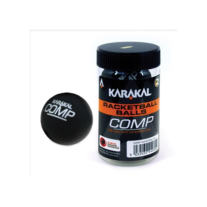 Karakal black Racketball Balls 2 tube - Comp