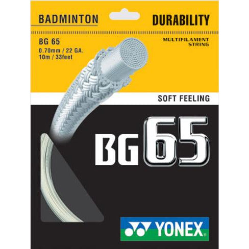 Yonex BG65 (includes fitting)